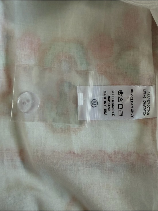 NWT J.Marie Landon White Multi Embroidered Sleeveless Preppy Vacation Midi Dress - Picture 8 of 8